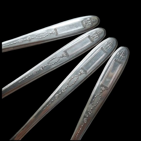 10 Vintage Oneida Grosvenor Community Silverplate Teaspoons 1921 Pattern - Picture 2 of 5